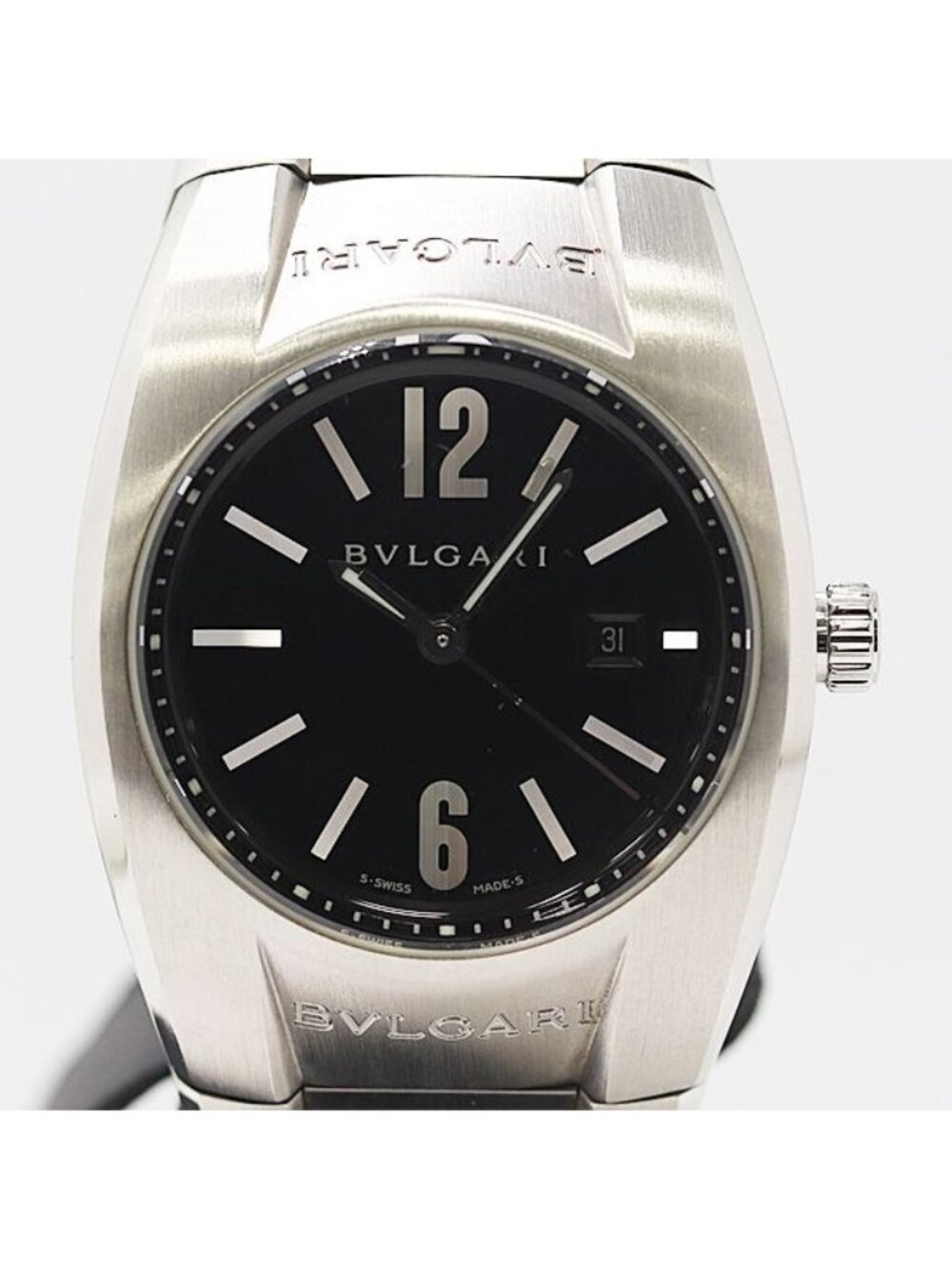 Bvlgari Bulgari Ergon SS Black Dial Watch